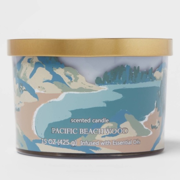 Pacific Beachwood 3-wick Candle - Picture 2 of 6